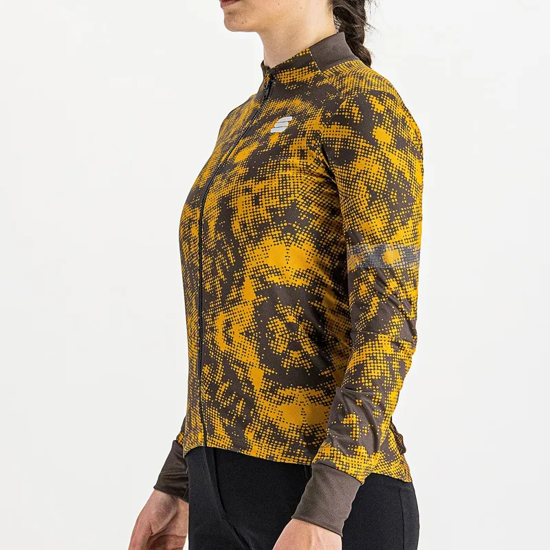 Sportful Escape Supergiara Women's Thermal LS Jersey - Cacao/Golden 5 Sportful Escape Supergiara Women's Thermal LS Jersey - Cacao/Golden - Image 3