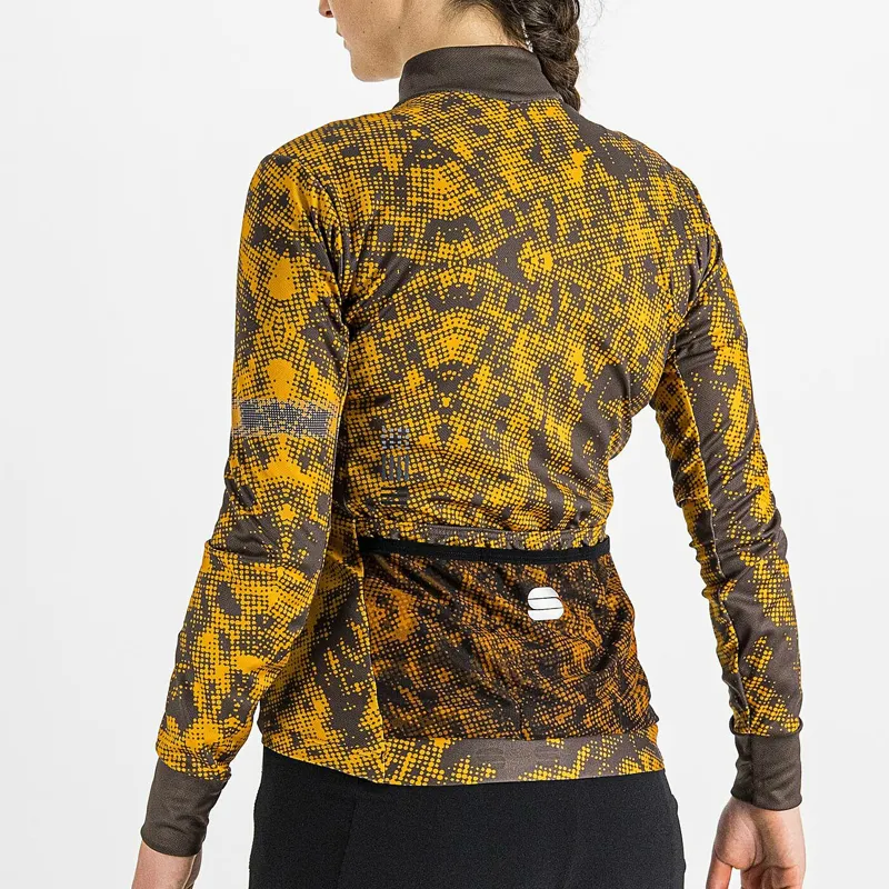 Sportful Escape Supergiara Women's Thermal LS Jersey - Cacao/Golden 6 Sportful Escape Supergiara Women's Thermal LS Jersey - Cacao/Golden - Image 4