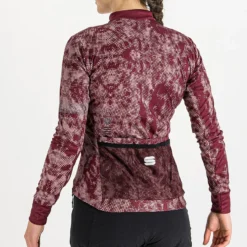 Sportful Escape Supergiara Women's Thermal LS Jersey - Red Wine/Mauve -Ride Shield Shop SF21507REDWineMauve 3