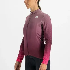 Sportful Rocket Thermal Women's Long Sleeve Jersey - Mauve -Ride Shield Shop SF21536Mauve 3