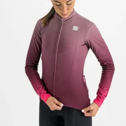 Sportful Rocket Thermal Women's Long Sleeve Jersey - Mauve