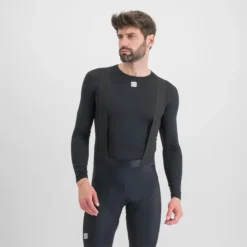 Sportful Midweight Men's Long Sleeve Base Layer - Black -Ride Shield Shop SF21550BLK1
