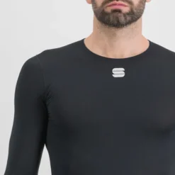 Sportful Midweight Men's Long Sleeve Base Layer - Black -Ride Shield Shop SF21550BLK4
