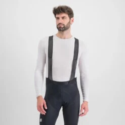 Sportful Midweight Men's Long Sleeve Base Layer - Black -Ride Shield Shop SF21550WHT1