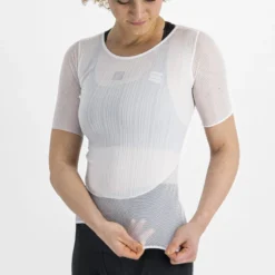 Sportful Pro Base Layer Women's Short Sleeve Base Layer - White -Ride Shield Shop SF22036WHT3