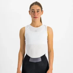 Sportful Pro Women's Sleeveless Base Layer - White -Ride Shield Shop SF220371010 1