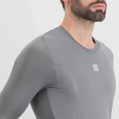 Sportful Fiandre Men's Long Sleeve Thermal Base Layer - Ash Grey -Ride Shield Shop SF22514AshGRY3