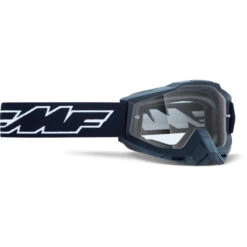 FMF PowerBomb Goggles - Rocket White Frame/Clear Lens -Ride Shield Shop UF5020010101 1