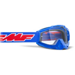 FMF PowerBomb Goggles - Rocket Orange Frame/Clear Lens -Ride Shield Shop UF5020010102 1
