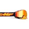 FMF PowerBomb Spark Goggles - Black Frame/Mirror Red Lens -Ride Shield Shop UF5020025106