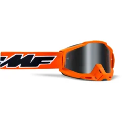 FMF PowerBomb Goggles - Rocket Black Frame/Mirror Silver Lens