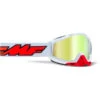 FMF PowerBomb Goggles - Rocket Orange Frame/Mirror Silver Lens -Ride Shield Shop UF5020025300 1