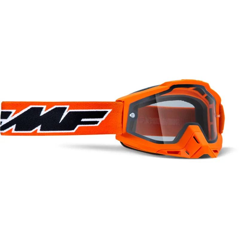 FMF Powerbomb Enduro Goggles - Rocket Black Frame/Clear Lens 4 FMF Powerbomb Enduro Goggles - Rocket Black Frame/Clear Lens - Image 2