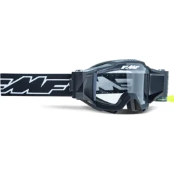 FMF PowerBomb Film System Youth Goggles - Rocket Black/Clear Lens