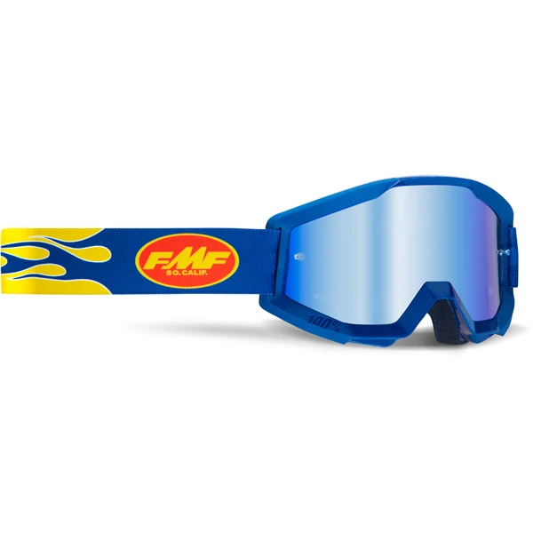 FMF PowerCore Flame Goggles - Red Frame/Mirror Red Lens 2 FMF PowerCore Flame Goggles - Red Frame/Mirror Red Lens