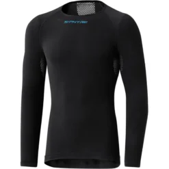 Shimano S-Phyre Winter Long Sleve Base Layer - Black -Ride Shield Shop cw blrw qs11ml 01
