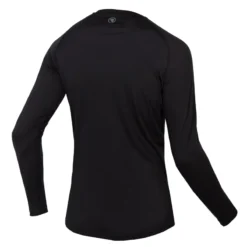 Endura BaaBaa Blend Men's Long Sleeve Baselayer - Black -Ride Shield Shop e3183bk back lg