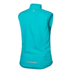 Endura Pakagilet Windproof Women's Gilet - Pacific Blue -Ride Shield Shop e6185bp back lg