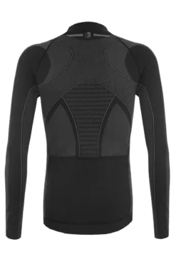 Funkier Campanile Seamless-Tech Long Sleeve Jersey - Black/Grey -Ride Shield Shop p58e23a6feeba94.12584922