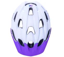 Kali Pace MTB Helmet - Solid Matt White/Blue/Purple