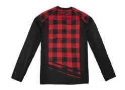 Race Face Diffuse Long Sleeve Jersey - Rouge