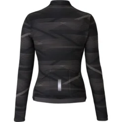 Shimano Kaede Women's Thermal Long Sleeve Jersey - Black/Grey -Ride Shield Shop sc6803 back